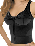 Полуграция - корректор осанки с передней застежкой Lora Tonus Elast, черный 80E