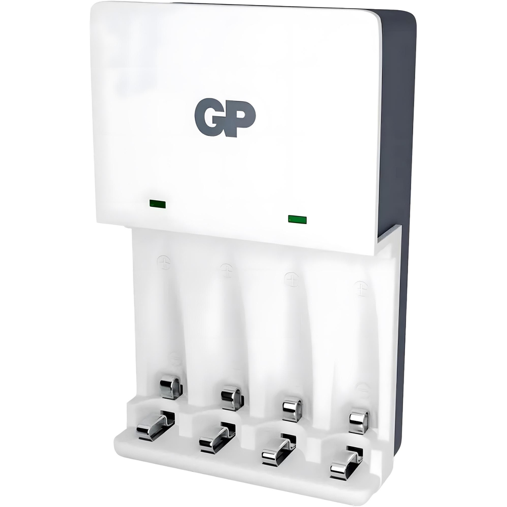 Зарядное устройство GP KB01/130AAHCCS-2CR1, 4 слота + 4 акк. 1300 mAh