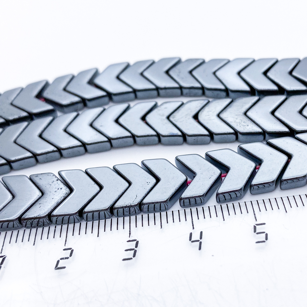 Гематит (имитация), размер 10*8 мм, цена за 20 шт (1/4 нити)