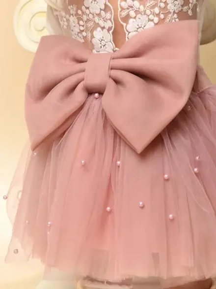 Юбка-пачка фатиновая с бусами