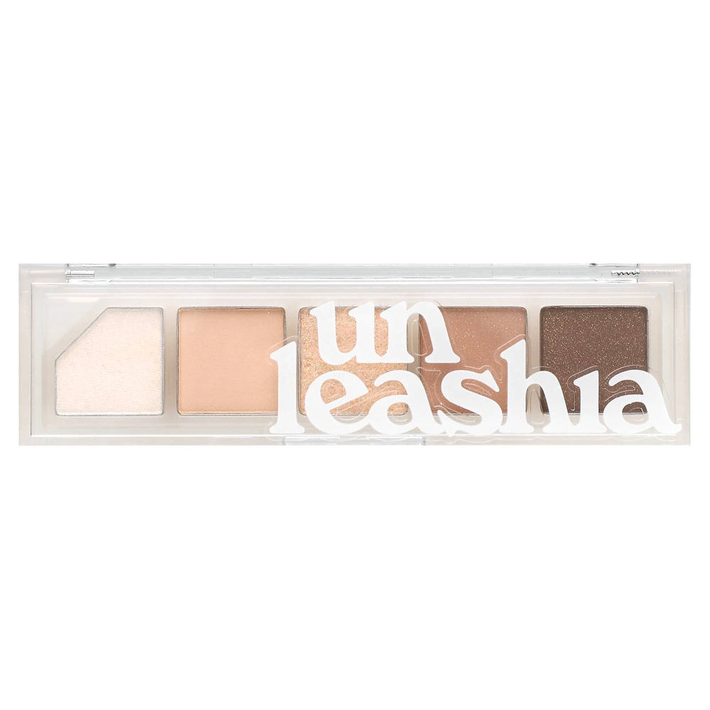 Unleashia, Mood Shower, палитра теней для век, оттенок № 3 Nude, 4 г