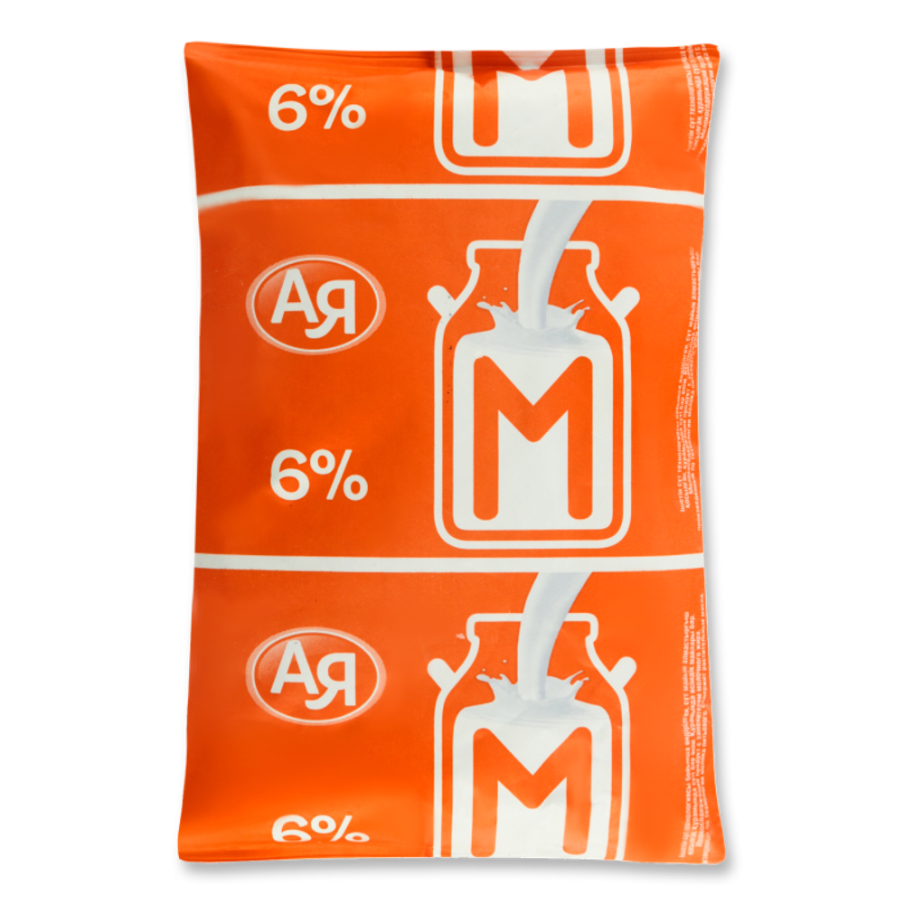 Молоко АЯ 6% 900 мл тфа