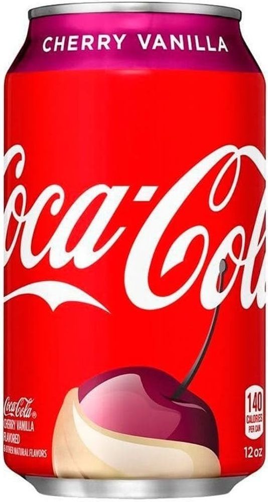 Coca-Cola Cherry Vanilla 0.355 банка - 12 шт