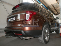Фаркоп оцинкованный Galia F123A для Ford Explorer 2011-(паспорт и сертификат в комплекте)(без электрики)