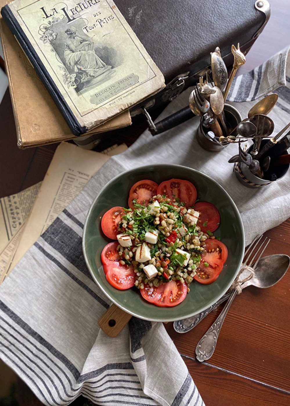 Набор полотенец 2шт Luxberry Cheff Assistant натуральный-черная полоса