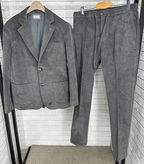 Вельветовый костюм Brunello Cucinelli