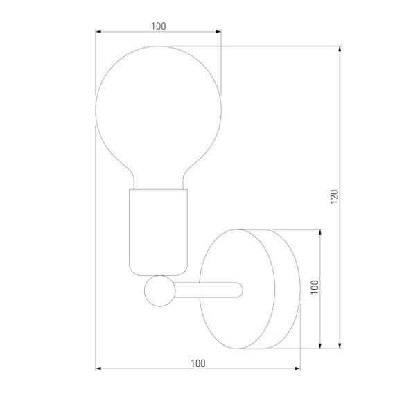 Бра TK Lighting 1900 Retro