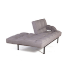 Диван-кровать трехместный Best, рогожка серый