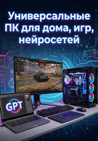 ПК для учебы, работы и игр