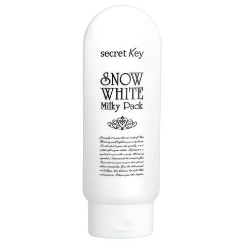 Secret Key, Snow White Milky Pack, отбеливающая маска, 200 г (7,05 унции)