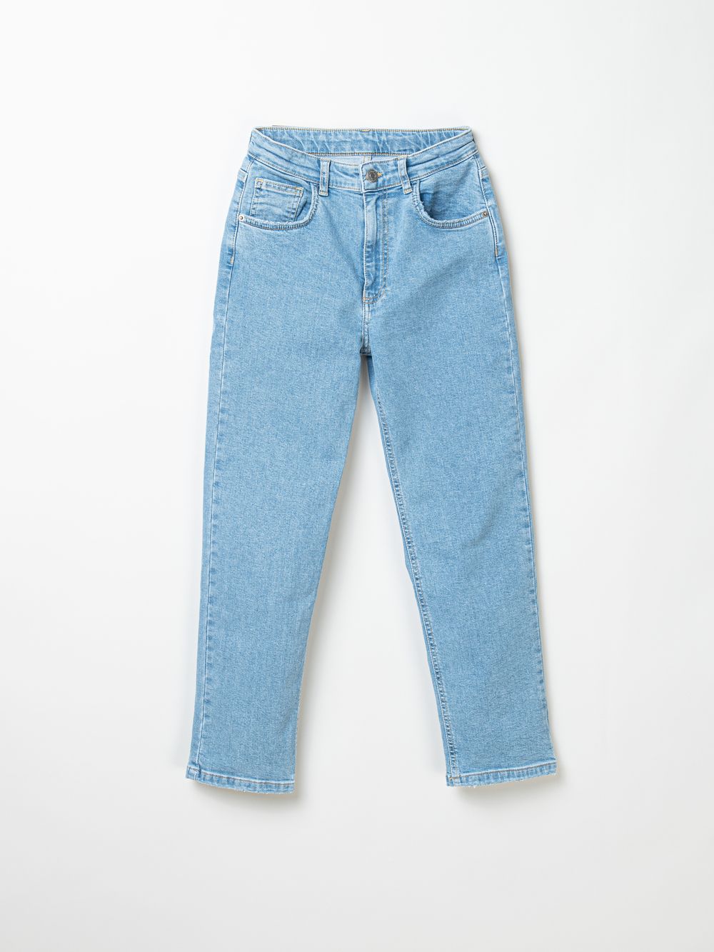 Джинсы прямые "Голубые" 7+