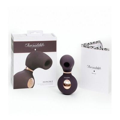 Фиолетовый клиторальный вакуум-волновой массажер Irresistible Invincible (Цвет: фиолетовый)