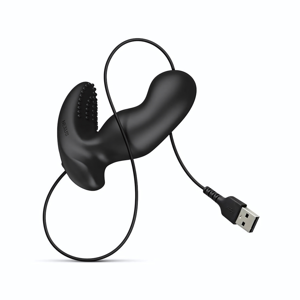 Черный вибромассажер простаты Nexus Ride Extreme - 14,1 см. (Цвет: черный)