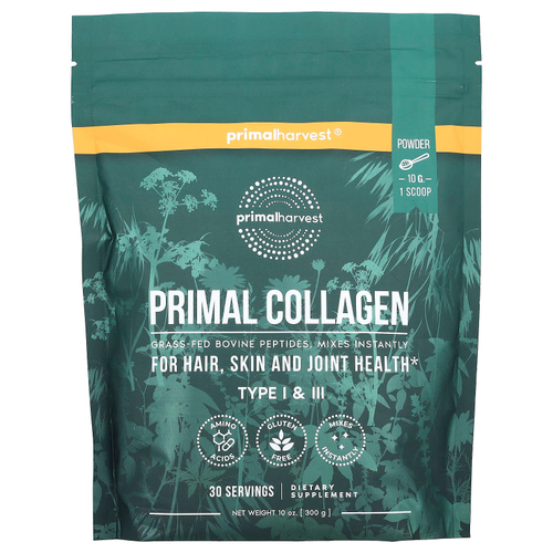 Primal Harvest, Primal Collagen, коллаген, 300 г (10 унций)