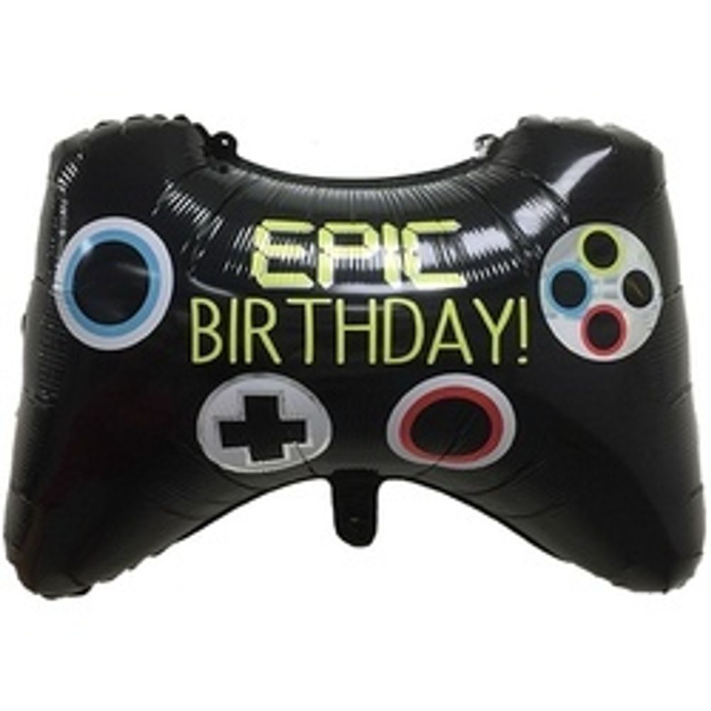 Шар (27"/69 см) Фигура, Геймпад, Твой День Рождения