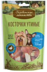 Деревенские Лакомства для собак мини-пород косточки утиные 55 гр.