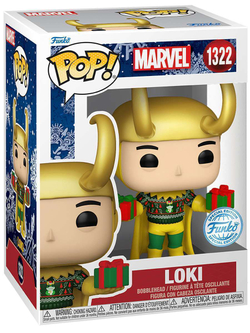 Фигурка Funko POP! Bobble Marvel Holiday Loki w/Sweater (MT) (Exc) (1322) 77448