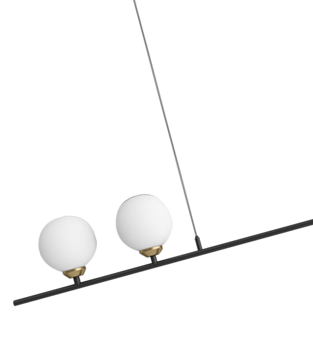 Kink Light 07620-2+1,19 Люстра Пулл черный G4+ E27 48W