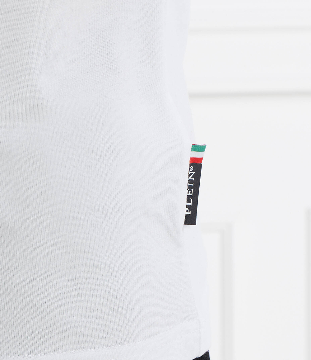 Футболка SS Dripping Skull Philipp Plein - белый(MTK7083 PJY002N)