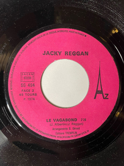 Винтажная виниловая пластинка LP Jacky Reggan Pour Un Sourire De Toi (France 1974) 7 дюймов
