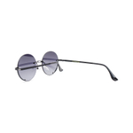 Солнцезащитные очки ZITRONE SUN 06-010 18 круглые черные матовые