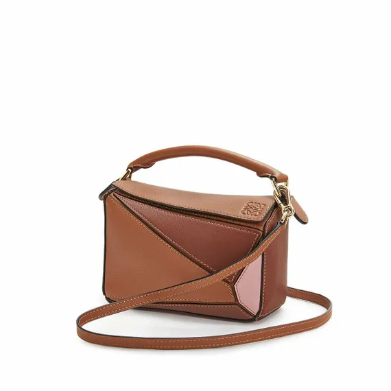 Сумка Loewe Puzzle Mini Bag Tan/medium Pink