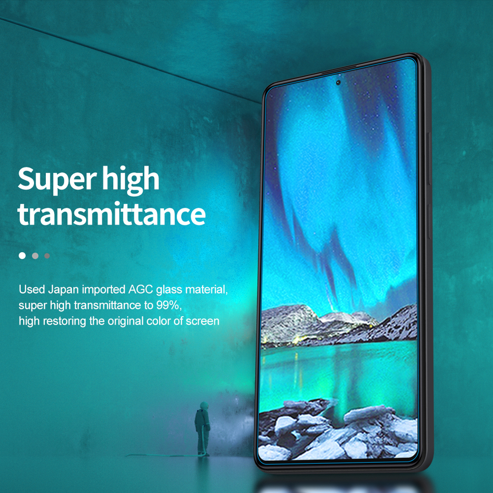 Защитное стекло с прозрачными рамками от Nillkin для Xiaomi Redmi Note 12 Pro, 12 Pro+ 5G, POCO X5 Pro 5G, серия H+Pro Anti-Explosion Glass Screen Protector