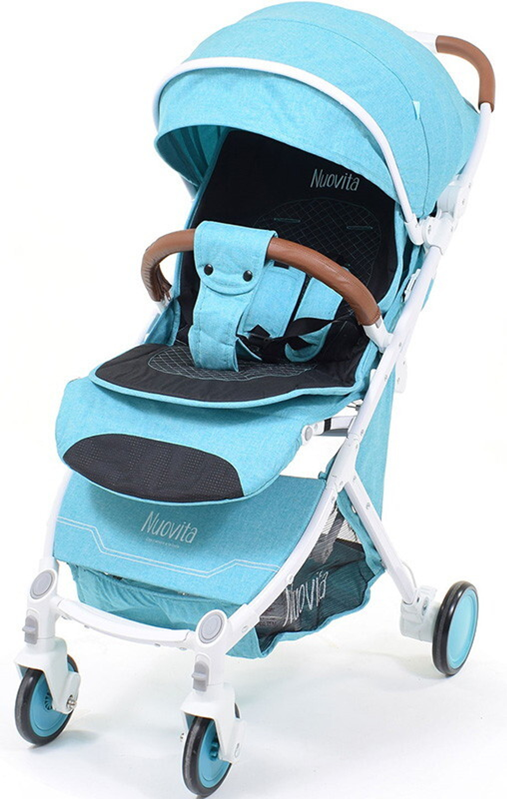 Прогулочная коляска Nuovita Giro Menta, Bianco / Мята, Белый