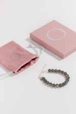 Браслет IN MY DARKNESS THERE IS A LIGHT из лабрадора