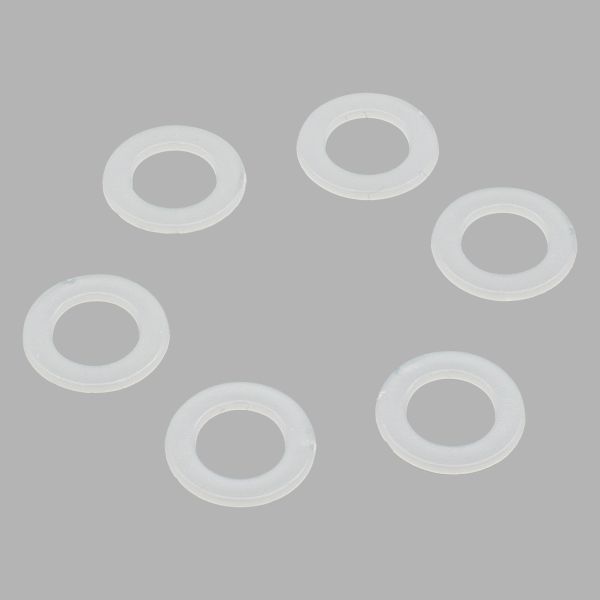 Кольцо уплотнительное под блочку ⌀10 мм (внешн. 16.5 мм) (№24), пластик, ≈100 шт