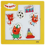 Доска магнитная "Три Кота" 15*15см. 1039-CATS (Буратино)