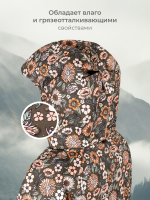 Комбинезон мембранный демисезонный Mjölk Floral Dark, утеплитель 180гр/м2