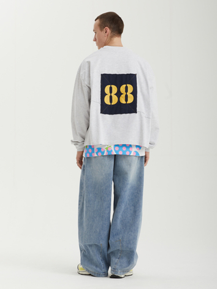 Мужской Лонгслив Cut-off Layered