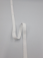 Ажурная становая резинка белая 11 мм РА224