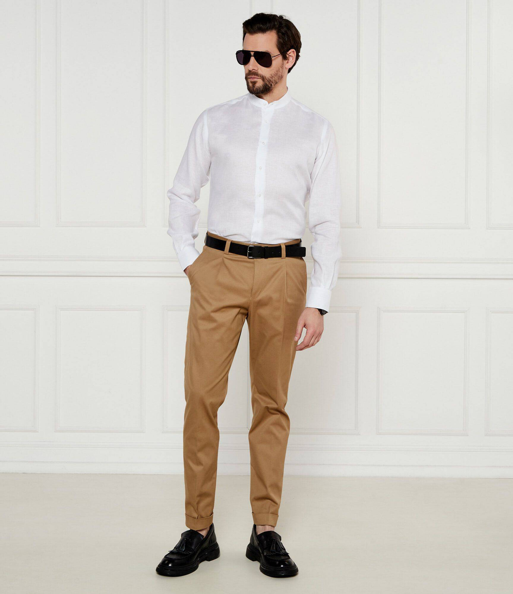 Льняная рубашка Karl Lagerfeld - белый(605035 552667)