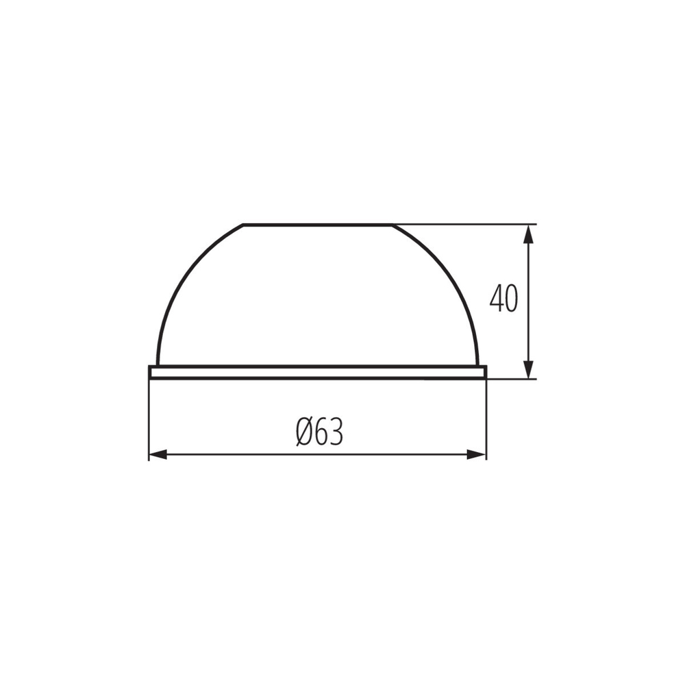 Трековый элемент светильника 36 градусов KANLUX REF ATL1-18W-S36