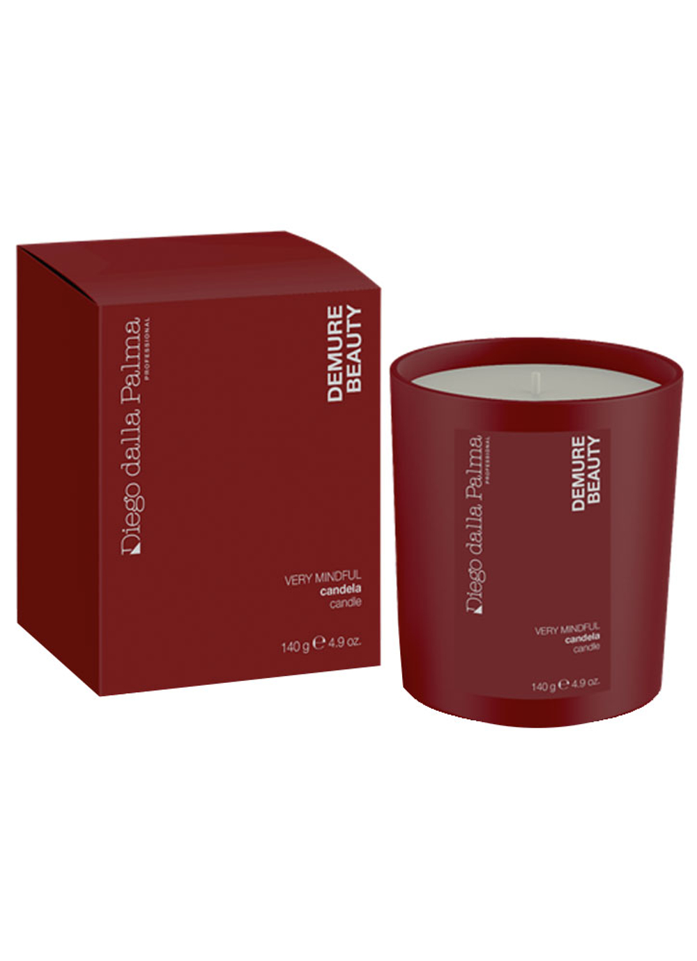 DIEGO DALLA PALMA  Свеча красная "Ваниль и тиковое дерево"