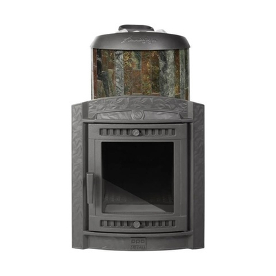 Печь банная «Атмосфера XL» в ламелях «Жадеит»