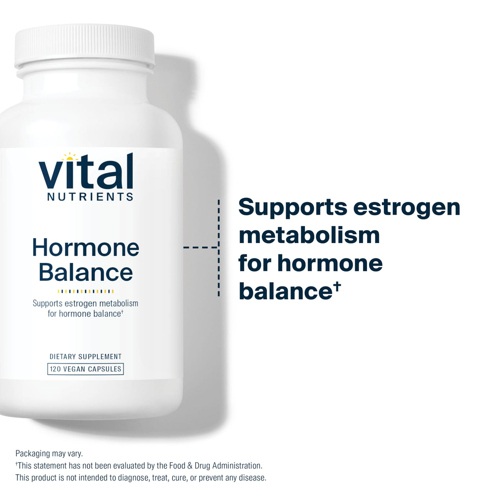 Vital Nutrients, Hormone Balance, гормональный баланс, 120 веганских капсул