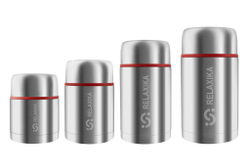 Термос для еды Relaxika 301 (0,5 литра), стальной