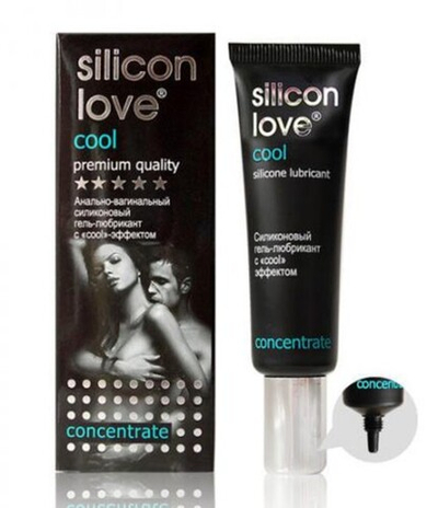Анально-вагинальный лубрикант на силиконовой основе Silicon Love Cool с охлаждающим эффектом 30 г (Цвет: прозрачный)