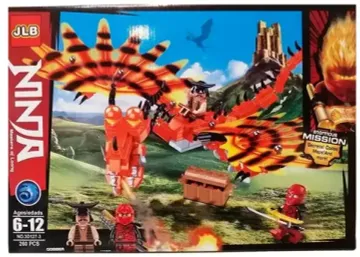 Конструктор JLB Ninja " Красный дракон " 260 деталей