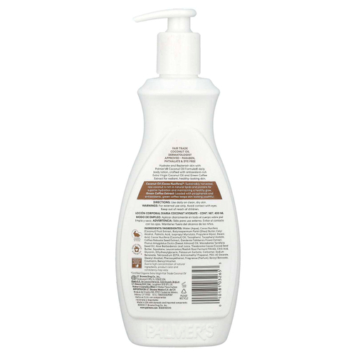 Palmer's, Coconut Hydrate, ежедневный лосьон для тела, 400 мл (13,5 жидк. унц.)