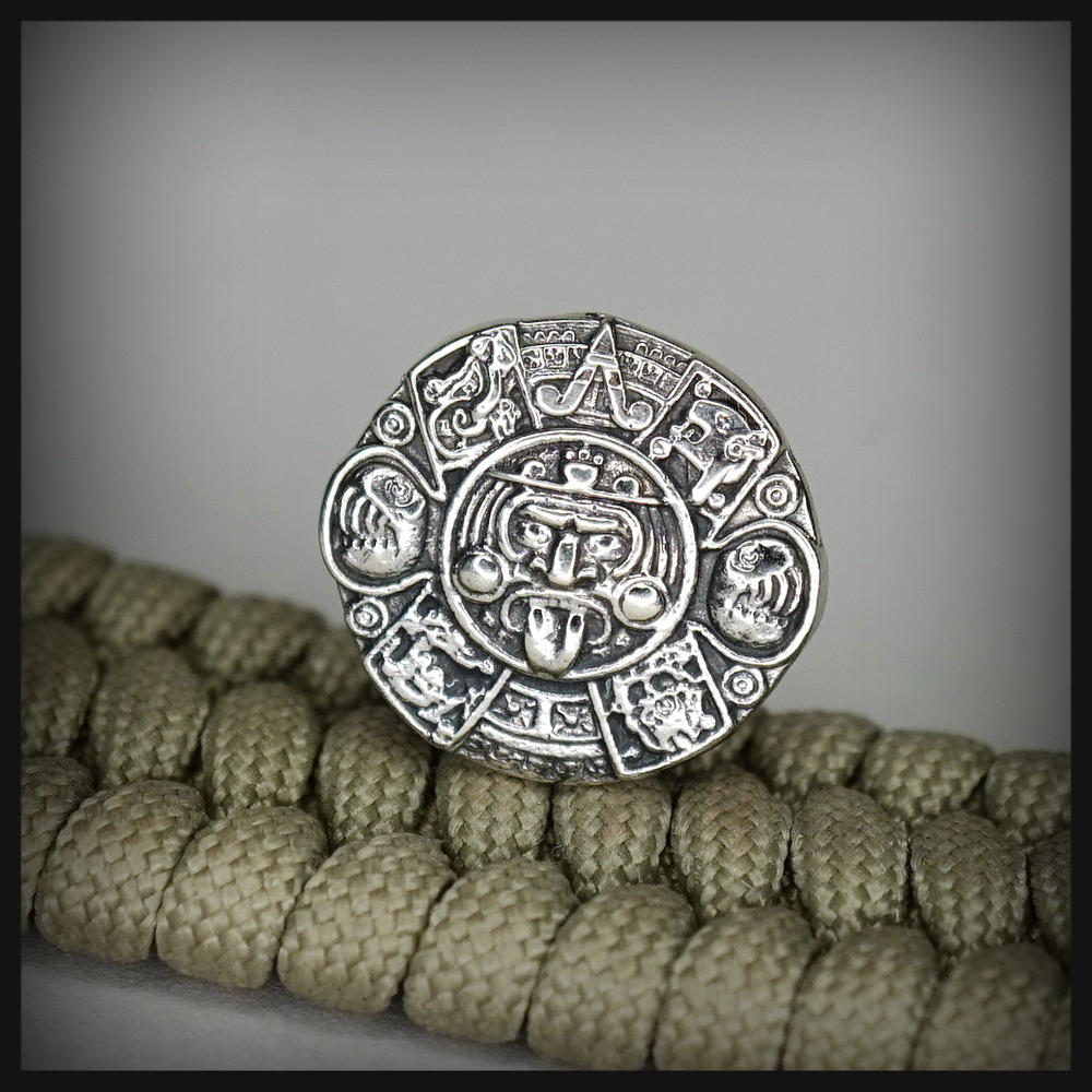 Бусина - вставка для браслета "Майя" , мельхиор