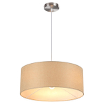 8250/3 MODERNI LN26 527  никель/бежевый, металл/текстиль Подвес Е27 3*60W 220V NIKKI