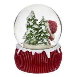 GAEM Фигурка декор в стекл шаре "Мишка/Снеговик/Дед Мороз/Олень", D 6.5 см, L6,5 W6,5 H9 см, 4в.