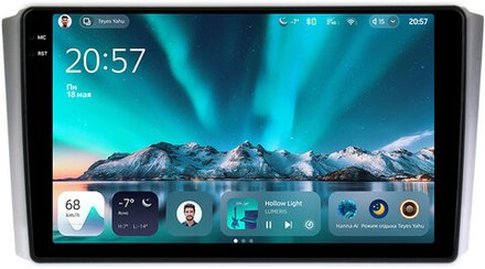 Магнитола для SsangYong Rexton 2 Y250 2007-2012 - Teyes CC4 монитор 9.2" 2K QLED на Android 14, Snapdragon 680, DSP, CarPlay, 4G SIM-слот