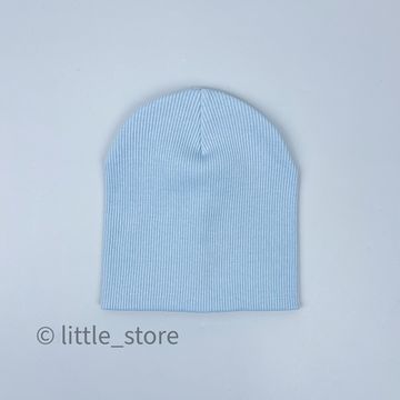 Шапка "Simple" двухслойная, Нежно-голубая