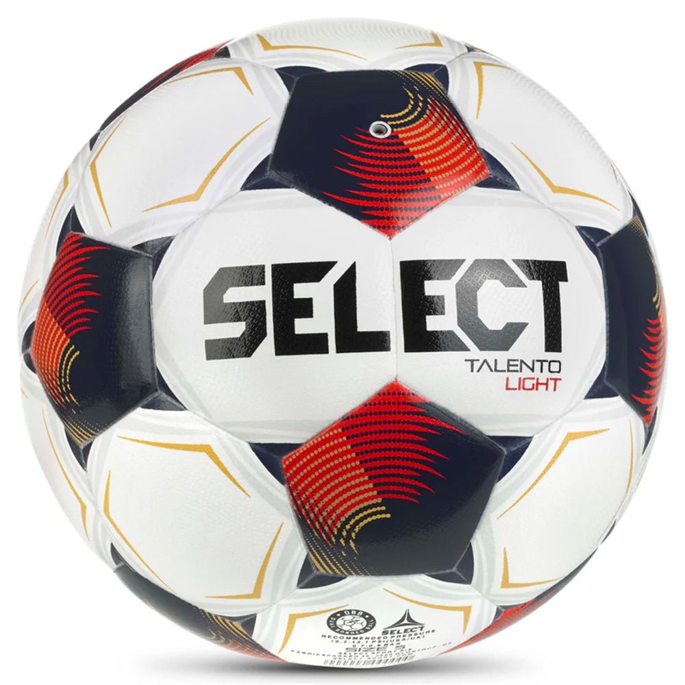 Мяч футб. SELECT Talento DB Light V26, 0775871014, р.5, 32п, ПУ, гибрид.сш, бело-т.сине-красный