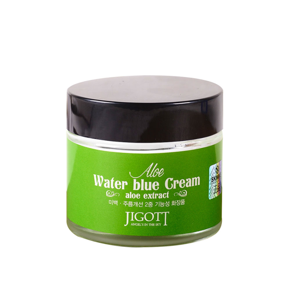 Крем для лица Jigott Water Blue Cream Aloe Extract с экстрактом Алоэ 70 мл